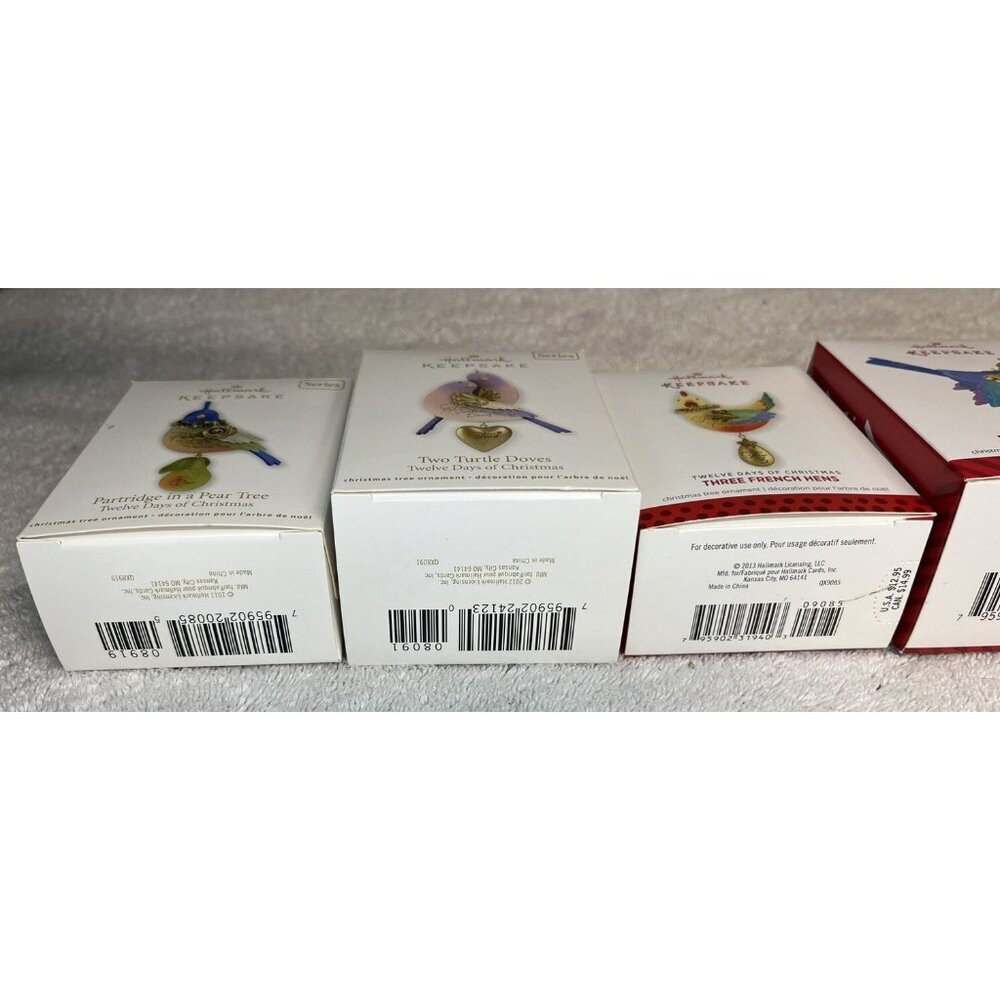Hallmark Twelve Days Of Christmas Bird Ornaments ~ 2011 - 2016 (1-6) - Picture 10 of 11